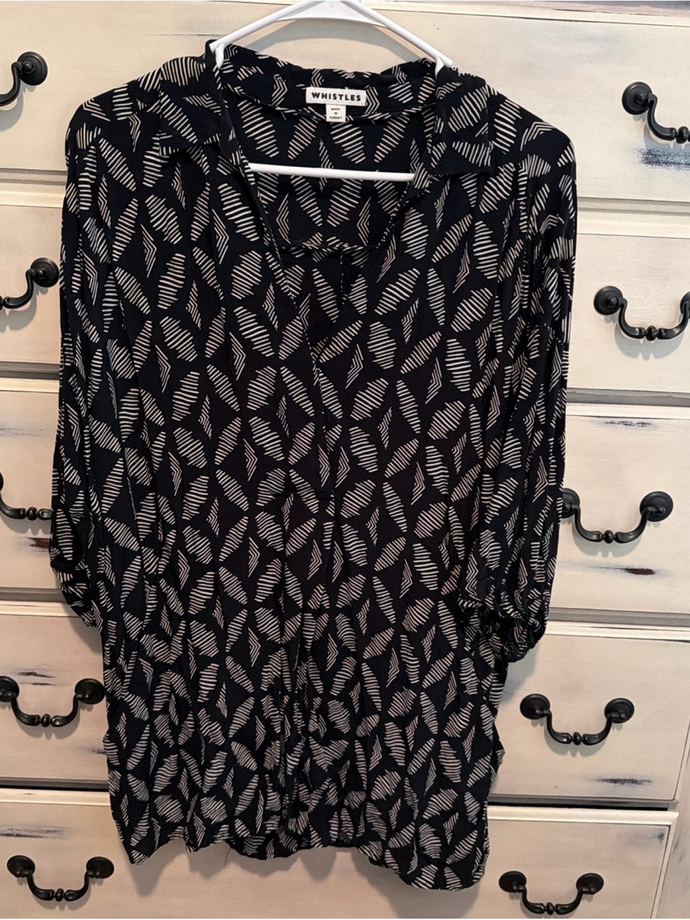Whistles Black And White Shirt